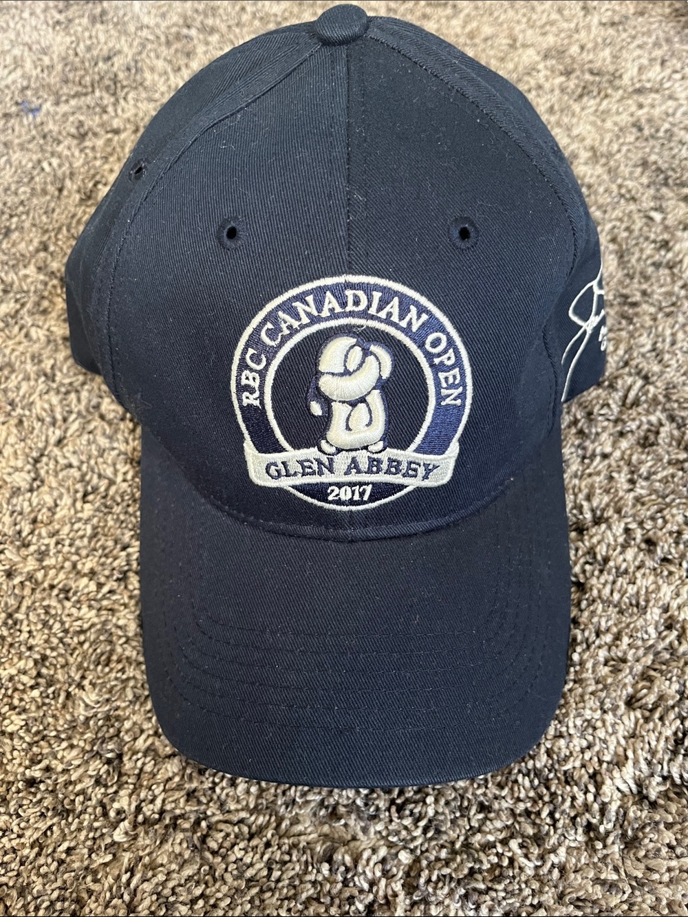 RBC Canadian Open Glen Abbey 2017 Navy Baseball Cap!! Like new. Velcro